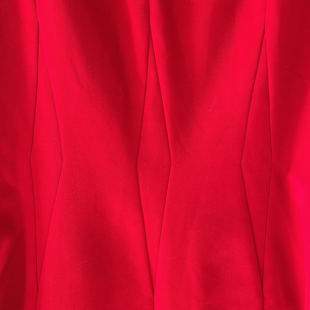 Escada For Neiman Marcus Red Double Breasted Wool… - image 5